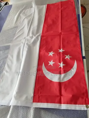 Bendera ya Taifa ya Singapore 36x58 Inches Heavy Polyester