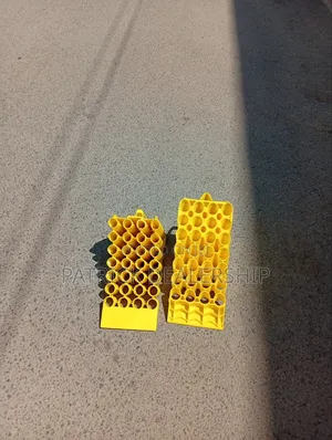 Heavy-Duty Yellow Plastic Wheel Chocks