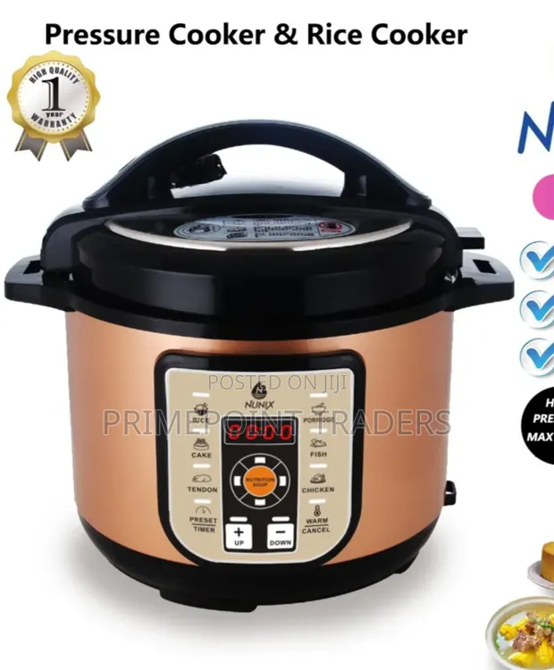 Nunix PC-77 Electric Pressure Cooker - Brand New - 1