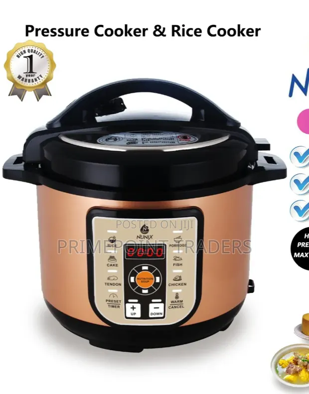 Nunix PC-77 Electric Pressure Cooker - 1