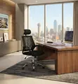 Office Chair with Adjustable Headrest - 4