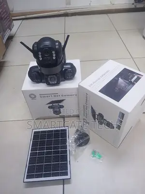 Wireless Solar 4G Triple Lens CCTV Camera With Auto Tracking