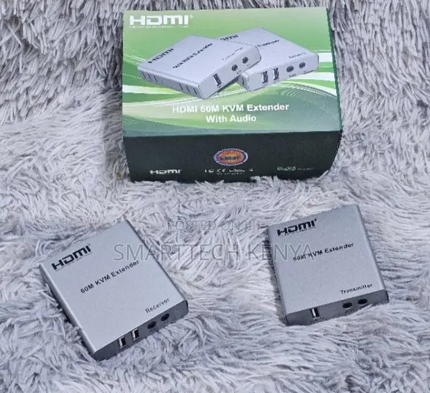 HDMI 60M KVM Video Extender for PC, CCTV, Monitor - 1