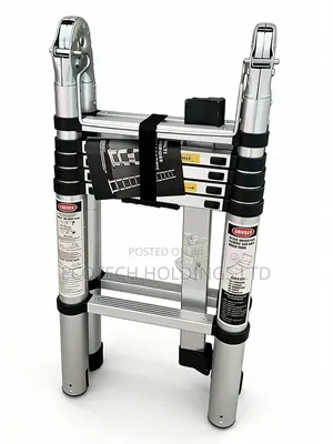 2.5m Double Telescopic Folding Ladder