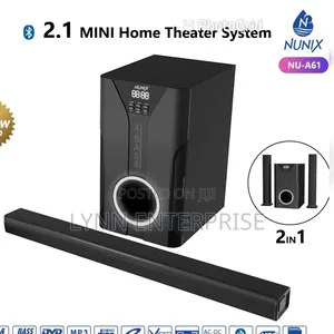 Nunix NU-A61 2.1 Mini Home Theater Soundbar System