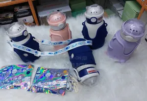 Kikombe cha Thermos cha Watoto cha Chuma cha Kutolea Nje cha 500ml cha Astronaut & Bear