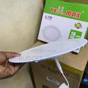 Jopo la Taa la LED la Ubora wa Juu, Lilosimikwa Ndani, Nyeupe-Joto (6500K)