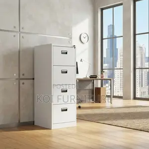 Four Drawer Stainless Steel Office Cabinet