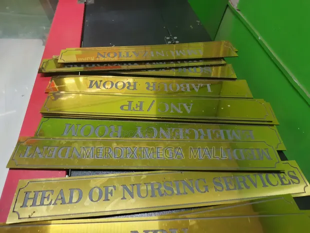 RTG34 Door Labels & Engraving - 1