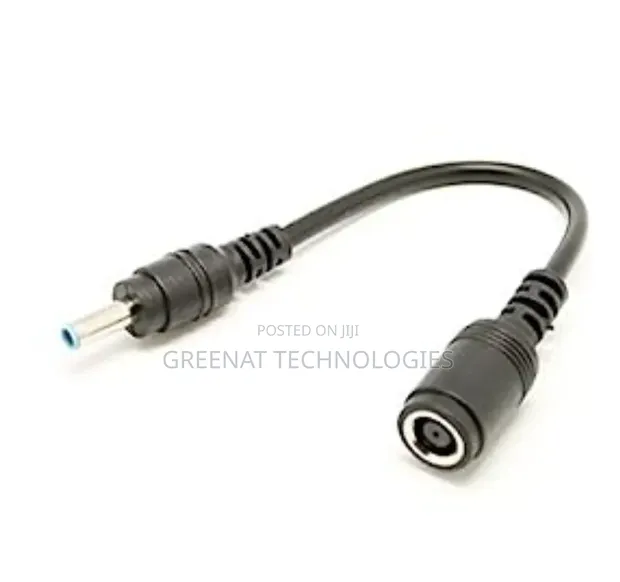 Kebo ya Adapta ya Pin ya Bluu 7.4 hadi 4.5mm Konverteri ya Chaja kwa HP Dell - 1