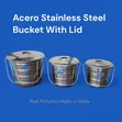 Acero Stainless Steel Bucket na Dekeli (Lita 20) - 1