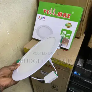 18W Round/Square LED Panel Light - Cool White