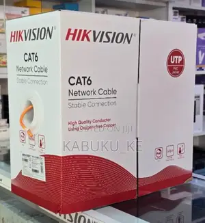 Roli ya Kebo ya Hikvision Pure Copper Cat6 Ethernet