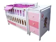 BUILT Colourful Baby Cot with Drawers - 1