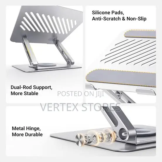UGREEN LP876 Dual Axis Rotating Foldable Laptop Stand - 1