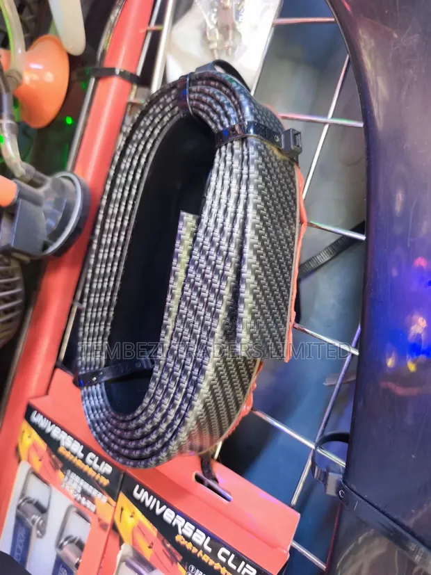 Universal Carbon Fiber Front Bumper Lip Spoiler - 1