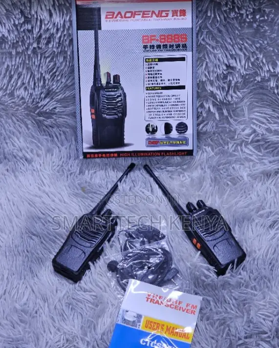 Baofeng BF-888S Walkie Talkie - 2-Way Radio, 3-5km Range - 1