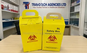 5L Yellow Safety Box for Sharps Disposal