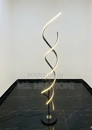 Twisted Line Standing Corner  Floor Light