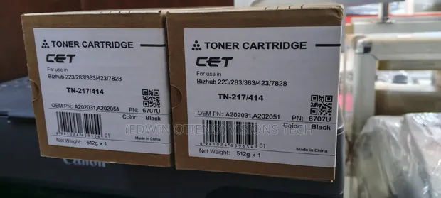 Tona Nyeusi ya Konica Minolta TN-217/TN-414 - 1
