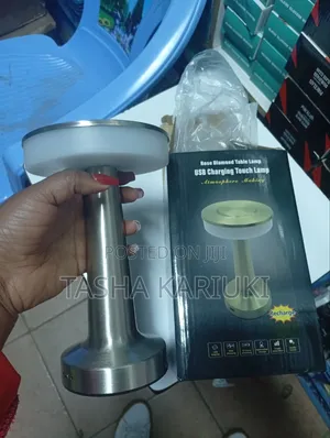Modern Touch Sensor Dumbbell Lamp - Rechargeable LED