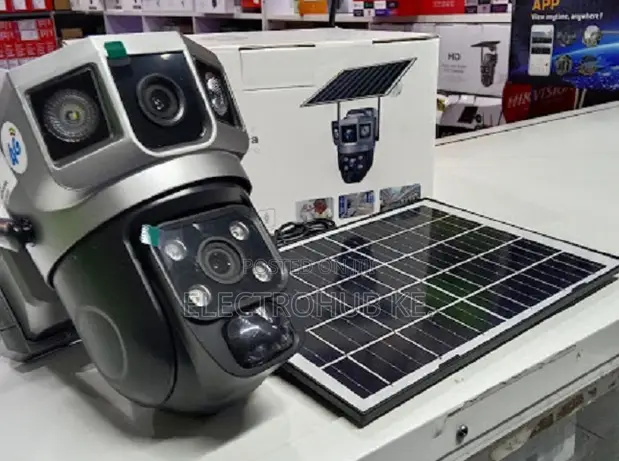 V380Pro 4G Outdoor Two-Lens Remote Monitoring Camera - 1