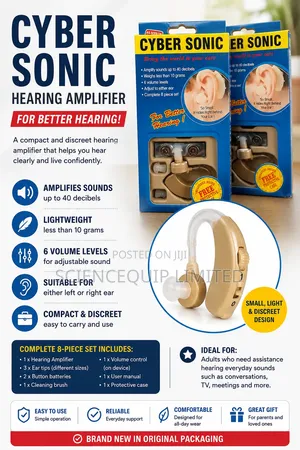 Cyber Sonic Hearing Amplifier – For Better Hearing