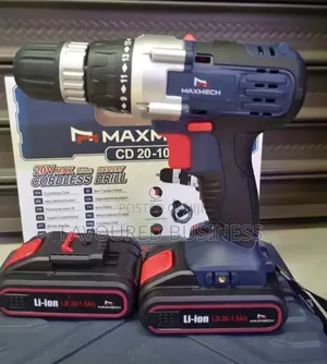 Maxmech Rechargeable Drill with 2 Batteries