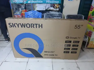 Skyworth 55" Smart 4K QLED+ TV With Voice Control