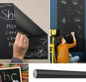 YLarge Peel & Stick Chalkboard Paper – 90×200cm
