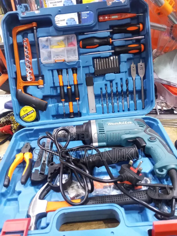 Makita Corded Drill Set - 1
