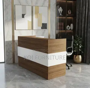 Reception Desk; 1400mm Office Elegant Front Welcome Desk