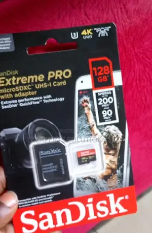 Sandisk Extreme Pro SD Memory Card 128GB