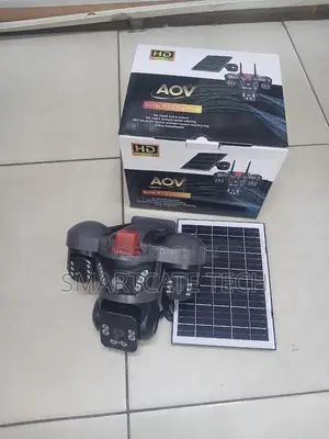 AOV Triple Lens 4G Solar CCTV Camera - 360° Security