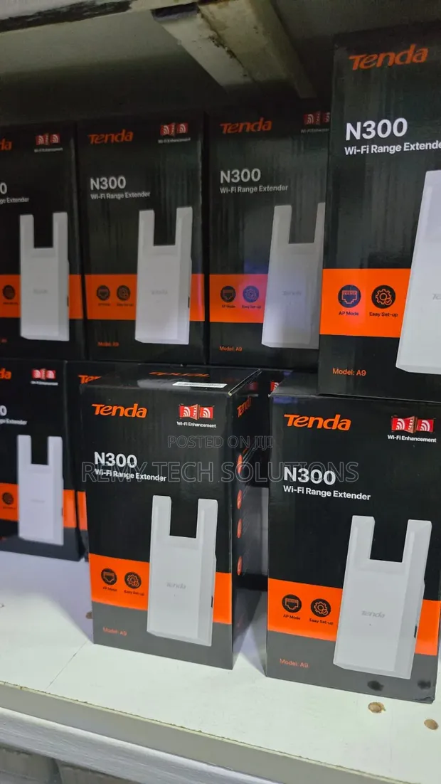 Tenda A9 Wireless N300 Universal Range Extender - 1