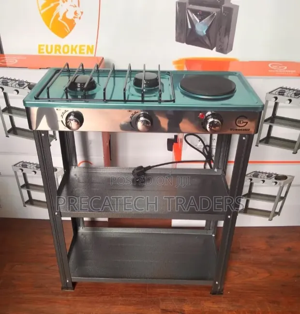 Eurochef 2+1 Gas Cooker with Electric Hotplate - 1