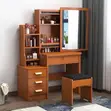 Wooden Dressing Table with Mirror - 5