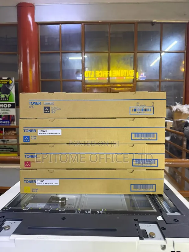 Konica Minolta TN321 Black & Colour Toners - 1