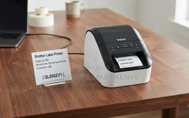 Brother QL-800 Monochrome Thermal Label Printer (USB) - 1