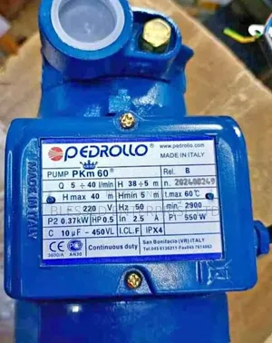 New 0.5hp Pedrollo Booster Pump