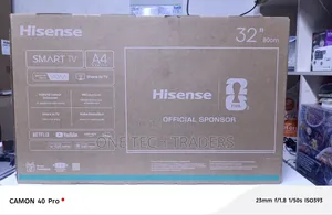 Hisense 32 Inch A4 Smart HD LED TV - WiFi, Netflix, YouTube