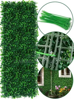 Artificial Boxwood Hedge Panels - Brand New