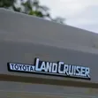 Toyota Land Cruiser Silver/Black Fender Badge - 1