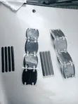 Universal Door Handle Scratch Protector Stickers (Black/Carbon Black) - 1
