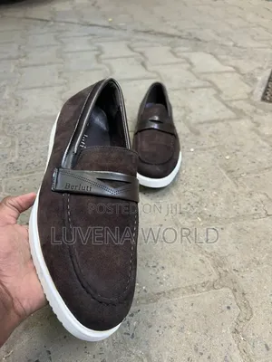 Brown Berluti Loafers