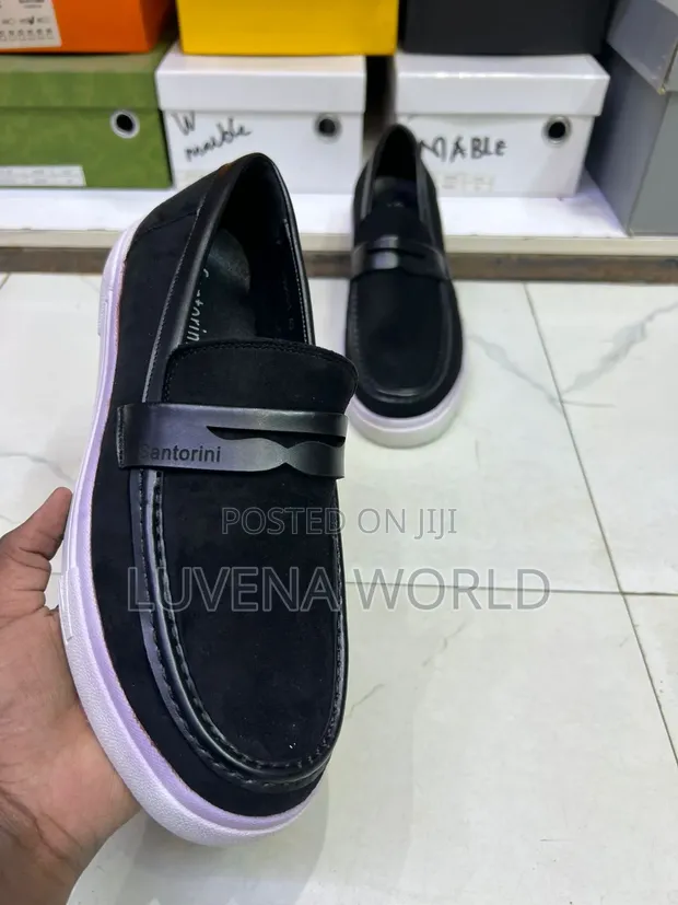 Black Berluti Loafers - 1