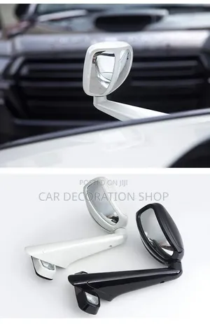 Toyota Prado 150 Cornering Mirrors (Black/White)