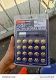 12x1.25mm Gold Lug Nuts and Lock Set - 1