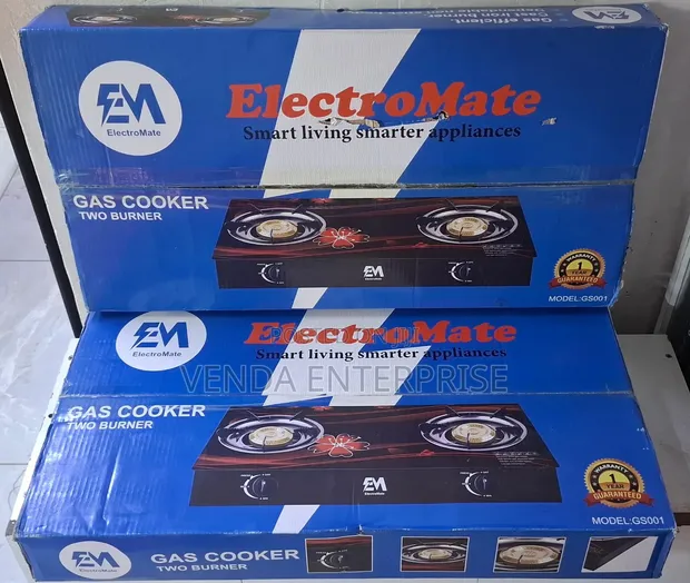 Electromate 2-Burner Glass Cooker - 1