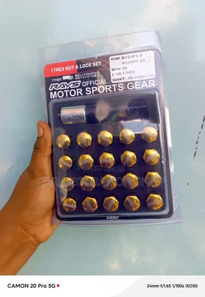 Standard Hexagon Tuner Nuts and Lock Nut Set Key